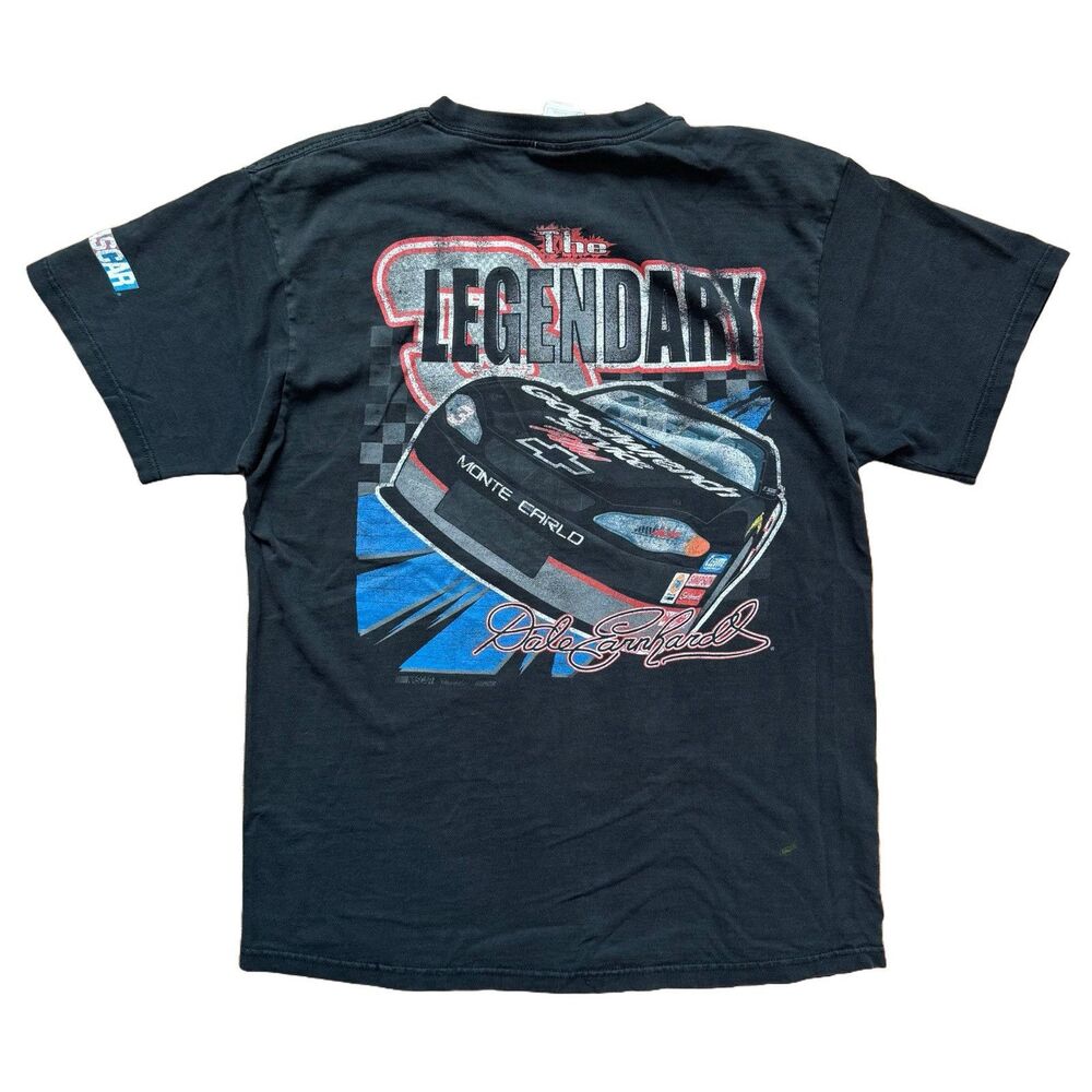 Vintage Y2K NASCAR The Legendary Dale Earnhardt T Shirt Size L Winston Cup 2001